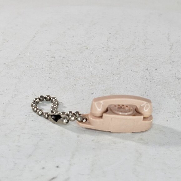 Vintage Tupperware Princess Phone Keychain Beige It's Little It's Lovely - Picture 3 of 8